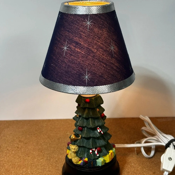Westinghouse Electric Christmas Tree Mini Table Lamp Hand Painted Tested Works - Picture 3 of 9